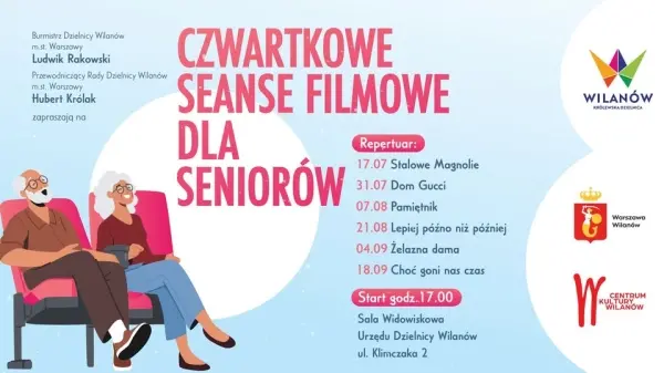 Czwartkowe kino dla seniorów | Dom Gucci