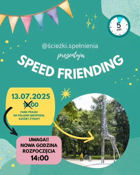 Speed Friending w Parku Praskim