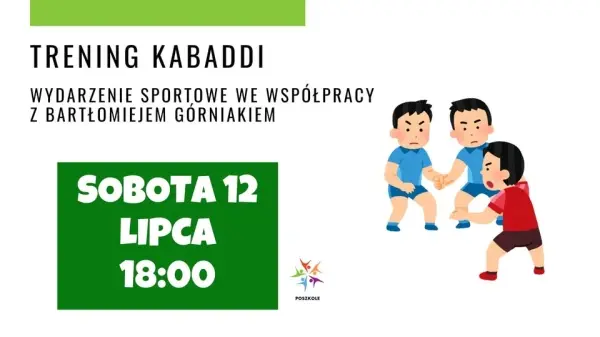 Trening Kabaddi - wydarzenie sportowe