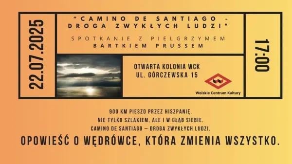 ,,Camino de Santiago - Droga zwykłych ludzi”. Spotkanie z pielgrzymem Bartkiem Prussem