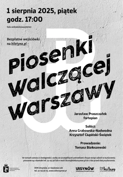 Koncert „Piosenki Walczącej Warszawy”