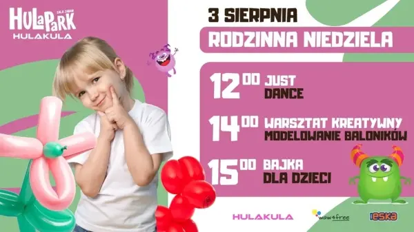 RODZINNA NIEDZIELA W HULAKULA I WARSZTAT KREATYWNY