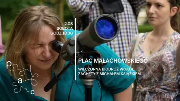Wieczorna biodróż wokół Zachęty z Michałem Książkiem