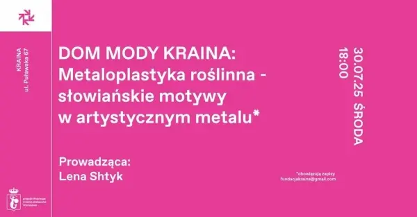 Dom Mody Kraina: Metaloplastyka roślinna - słowiańskie motywy w artystycznym metalu