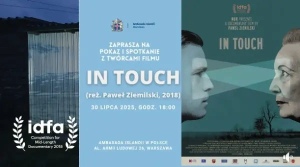 Pokaz filmu IN TOUCH | Spotkanie z twórcami