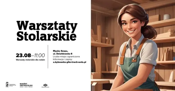 Zajęcia stolarskie dla rodzin z Budżetu Obywatelskiego
