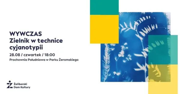 Wywczas - Zielnik w technice cyjanotypii