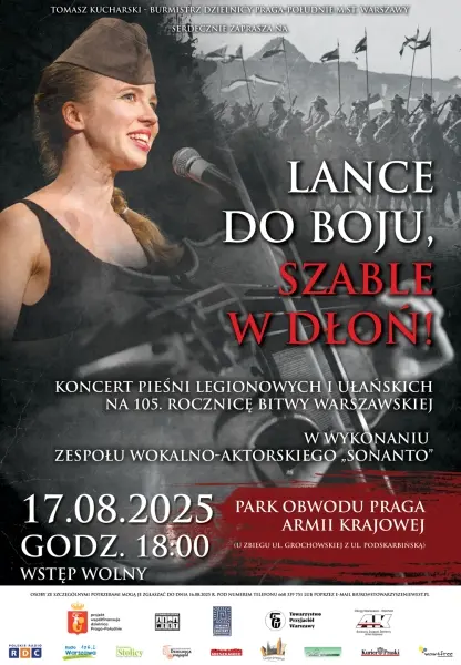 Koncert pieśni legionowych i ułańskich z okazji 105. rocznicy Bitwy Warszawskiej