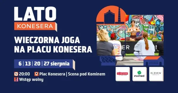 Wieczorna joga na Placu Konesera