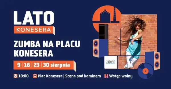 Bezpłatna Zumba na Placu Konesera!