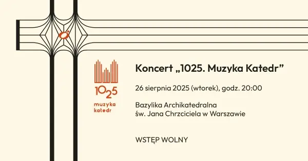 Koncert "1025. Muzyka Katedr"