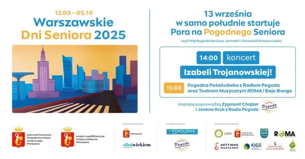 Pora na Pogodnego Seniora - międzypokoleniowy, roztańczony korowód i jarmark kreatywności