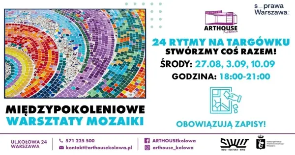 Międzypokoleniowe warsztaty mozaiki