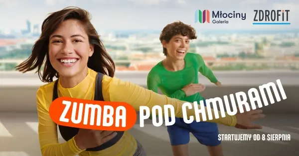 Zumba na tarasie w Galerii Młociny