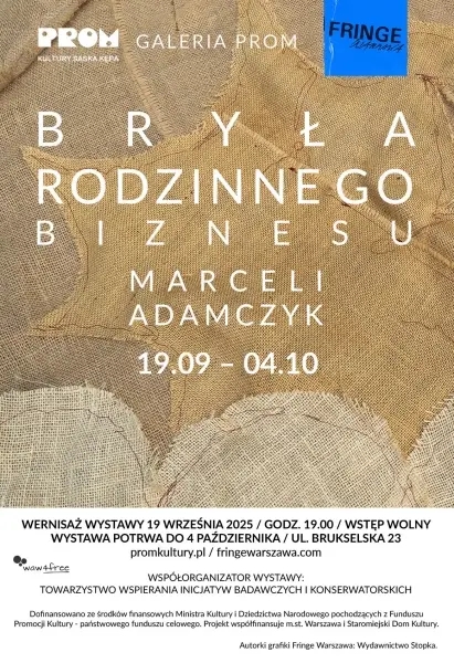 Wernisaż wystawy “Bryła rodzinnego biznesu” Marceli Adamczyk
