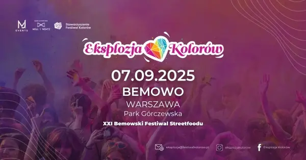 Eksplozja Kolorów na warszawskim Bemowie