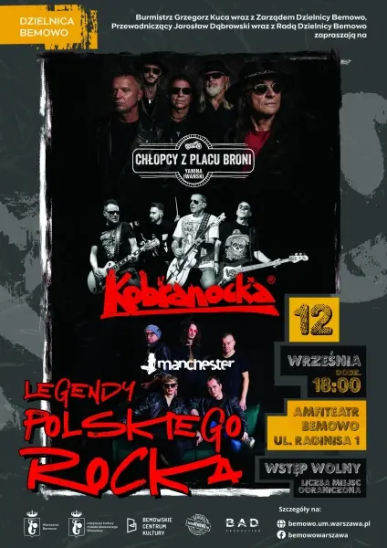 Legendy polskiego rocka na Bemowie - Manchester, Kobranocka, Chłopcy z Placu Broni