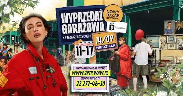 Wyprzedaż Garażowa na Bazarze Różyckiego