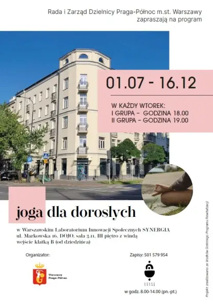 Joga dla dorosłych [godz. 18:00 i 19:00]