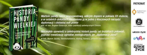 „Historia pandy wielkiej” | Spotkanie z Piotrem Parzymiesem – autorem książki