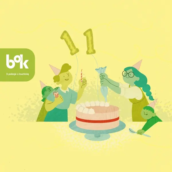 11. Urodziny 3 pokoi z kuchnią