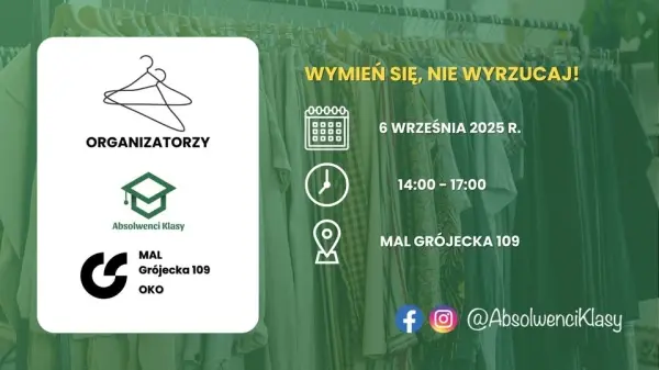 Wymień się, nie wyrzucaj! // Event of exchanging things
