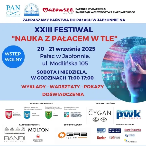 XXIII Festiwal „Nauka z Pałacem w tle”
