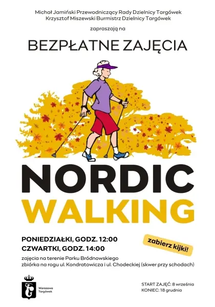 Nordic Walking w Parku Bródnowskim