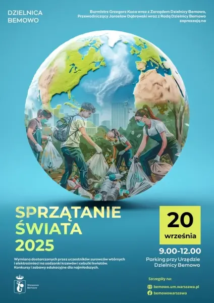 Jesienne sprzątanie świata na Bemowie