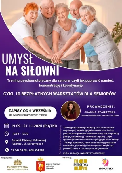 Umysł na siłowni | Warsztaty dla seniorów