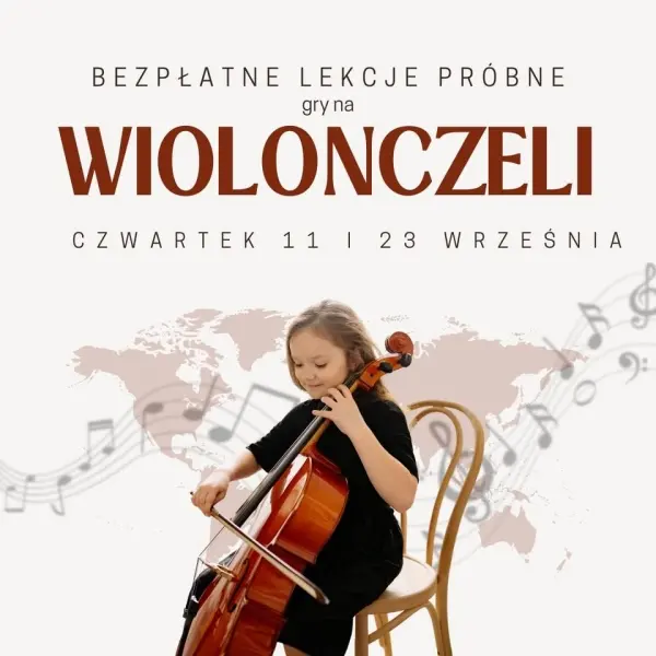 Bezpłatne lekcje gry na wiolonczeli!