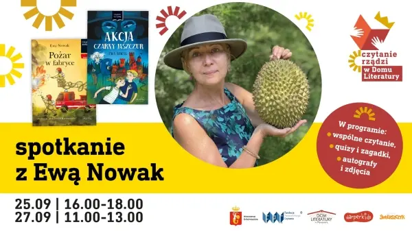 #CzytanieRządzi - Spotkanie dla dzieci z autorką Ewą Nowak