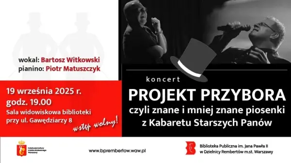Bartek Witkowski zaśpiewa piosenki Kabaretu Starszych Panów