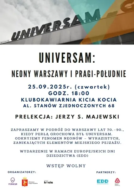 UNIVERSAM: NEONY WARSZAWY I PRAGI-POŁUDNIE