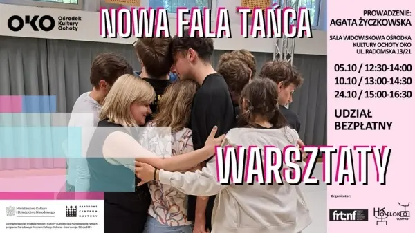 WARSZTATY PRZYJEMNOŚCI W RUCHU w OKO - NOWA FALA TAŃCA
