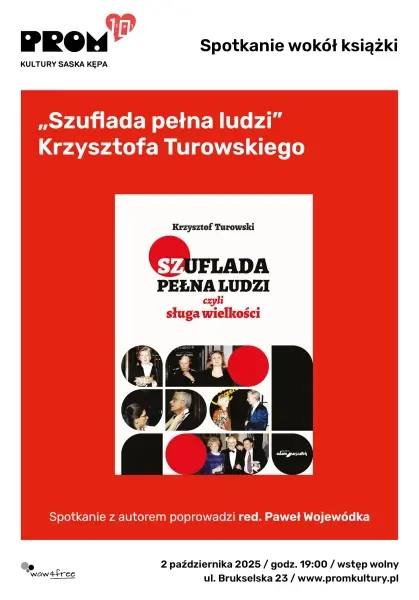 Spotkanie autorskie wokół książki „Szuflada pełna ludzi” Krzysztofa Turowskiego