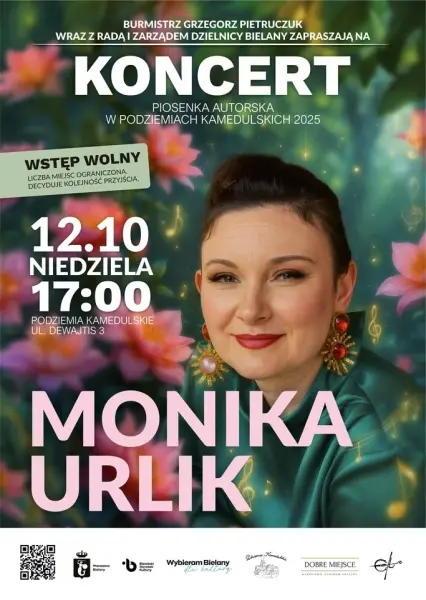 Monika Urlik. Piosenka Autorska w Podziemiach Kamedulskich