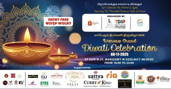 Warsaw Grand Diwali Celebration 2025 BY TSAP
