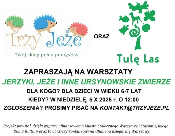 Jerzyki, jeże i inne ursynowskie zwierze