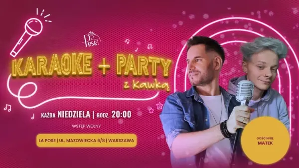 Niedzielne KARAOKE + PARTY z KAWKĄ