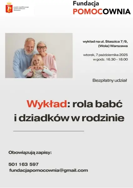 Wykład: Rola babć i dziadków w rodzinie