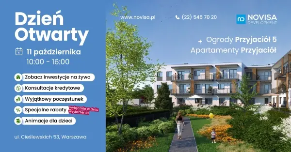 Dzień Otwarty - Ogrody Przyjaciół 5 i Apartamenty Przyjaciół
