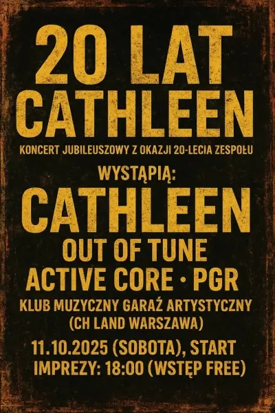 20 lat Cathleen - koncert jubileuszowy