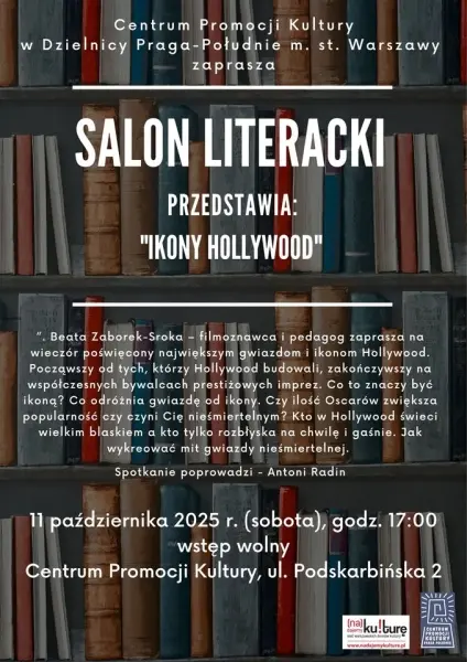 Salon Literacki przedstawia: „Ikony Hollywood” 