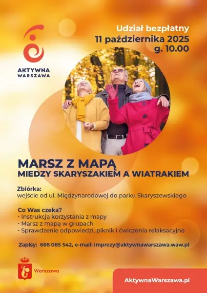 Marsz z mapą między Skaryszakiem, a Wiatrakiem