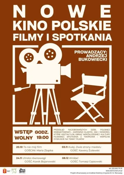 NOWE KINO POLSKIE – FILMY I SPOTKANIA w Domu Sztuki! | "UTRATA RÓWNOWAGI" gość specjalny - Korek Bojanowski