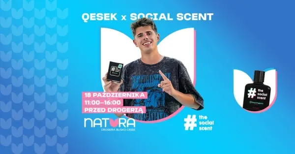 Qesek x Social Scent w Galerii Młociny!