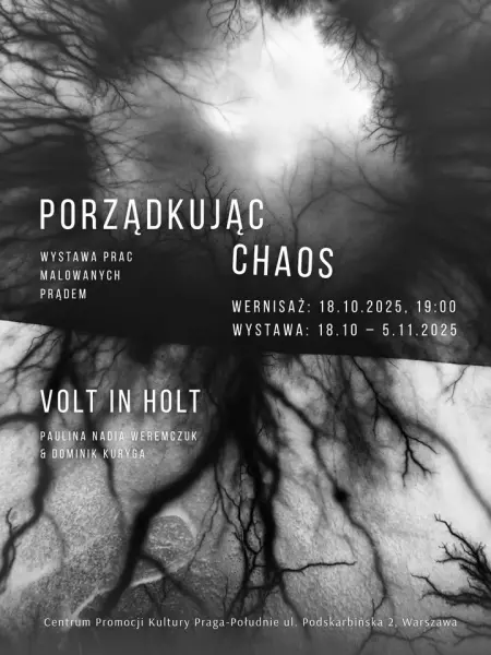 VOLT IN HOLT - PORZĄDKUJĄC CHAOS (Wystawa prac malowanych prądem) 