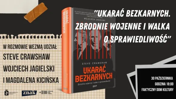 Premiera: Steve Crawshaw „Ukarać bezkarnych. Zbrodnie wojenne i walka o sprawiedliwość"