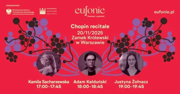 Eufonie 2025 | Chopin Recitale / Sacharzewska, Kałduński, Żołnacz